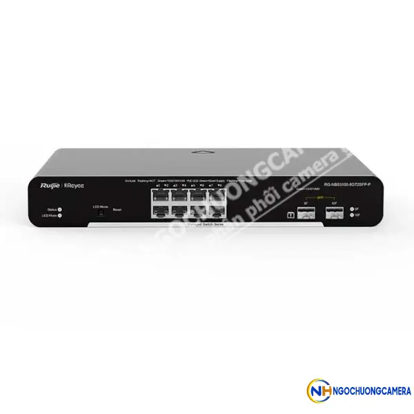 Switch 8 cổng 10/100/1000 BASE-T RUIJIE REEYE RG-NBS3100-8GT2SFP