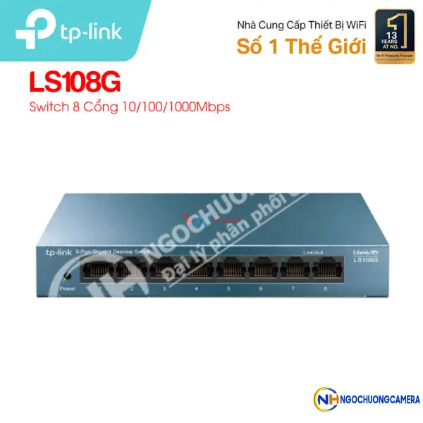 Switch 8 Cổng 10/100/1000Mbps TP-LINK LS108G