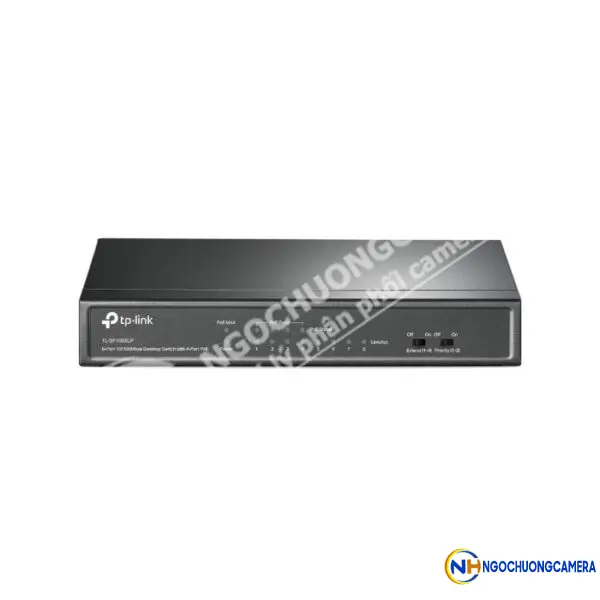 Switch 8 cổng 10/100Mbps với 4 cổng PoE TP-LINK TL-SF1008LP