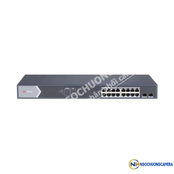 Switch mạng thông minh 16 cổng PoE Gigabit HIKVISION DS-3E1518P-SI