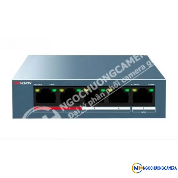 Switch POE 4 cổng 100M HIKVISION DS-3E0105P-E/M