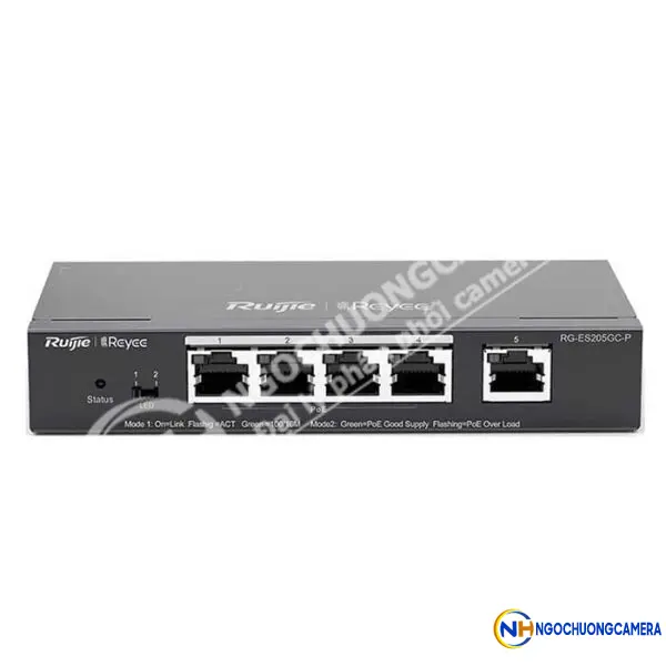 Switch POE 4 cổng RUIJIE REYEE RG-ES205GC-P