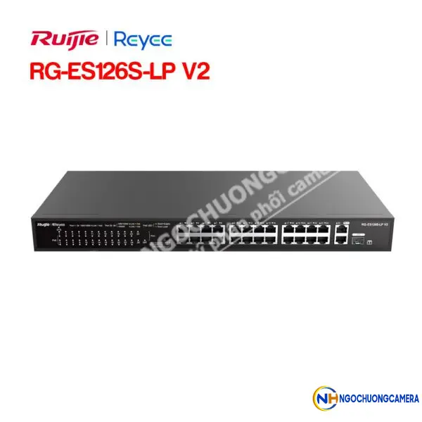 Unmanaged switch 24 cổng RUIJIE RG-ES126S-LP V2