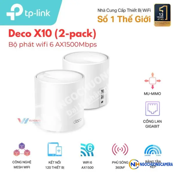 Wi-Fi Mesh TP-Link Deco X10 (2-pack)